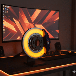 Luminária de mesa - Disco de freio